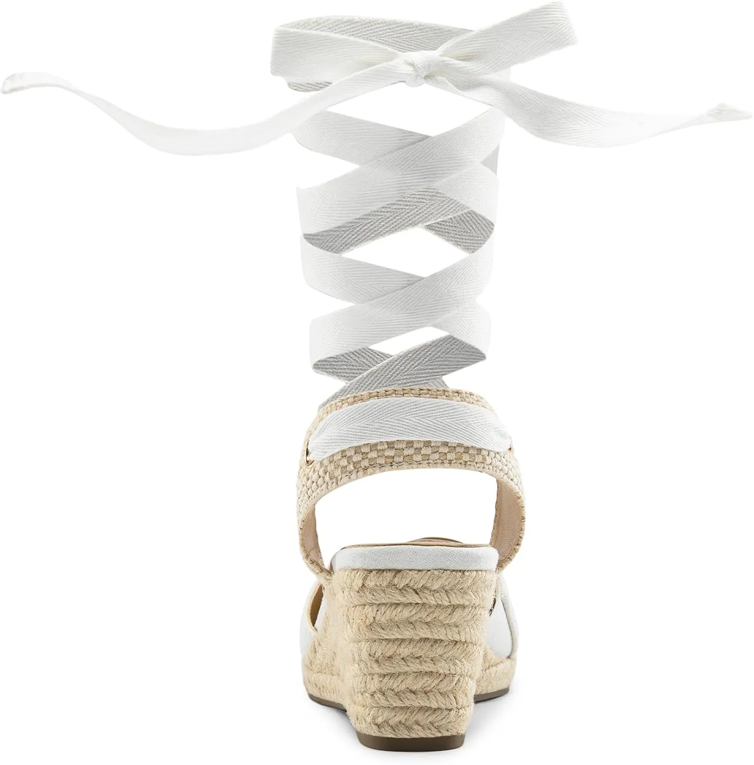DREAM PAIRS Women's Wedge Sandals Platform Close Toe Espadrilles Strappy Lace Up Sandals Cute Fashion Comfortable Dressy Beach Vocation Summer Shoes