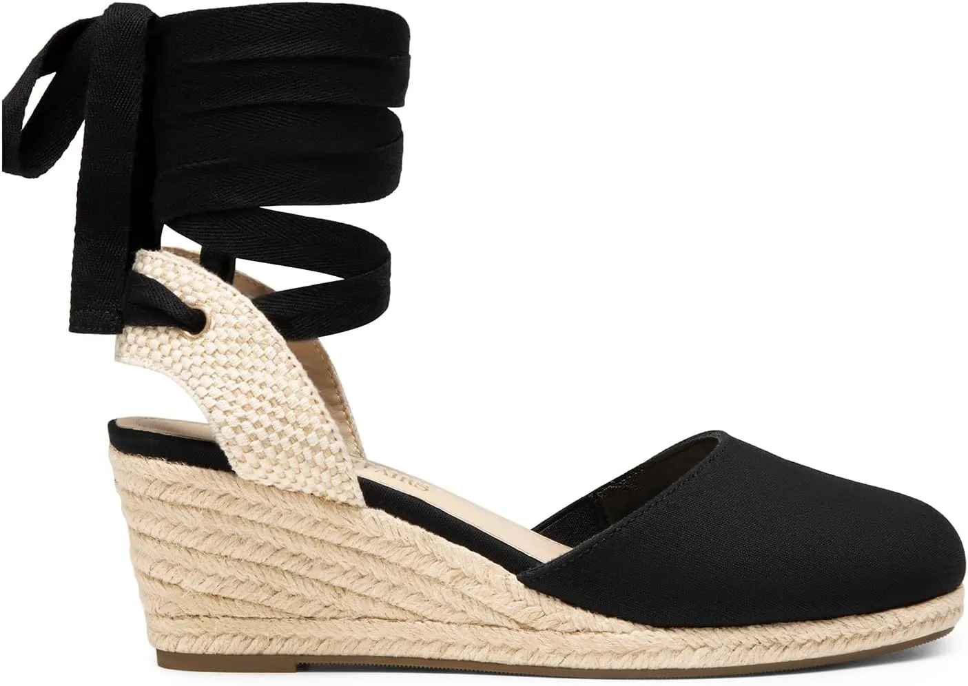DREAM PAIRS Women's Wedge Sandals Platform Close Toe Espadrilles Strappy Lace Up Sandals Cute Fashion Comfortable Dressy Beach Vocation Summer Shoes