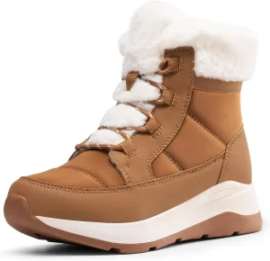 DREAM PAIRS Women's Winter Snow Boots, Faux Fur Waterproof Ankle Booties, Zaylee Ladies Comfortable Short Boots Outdoor