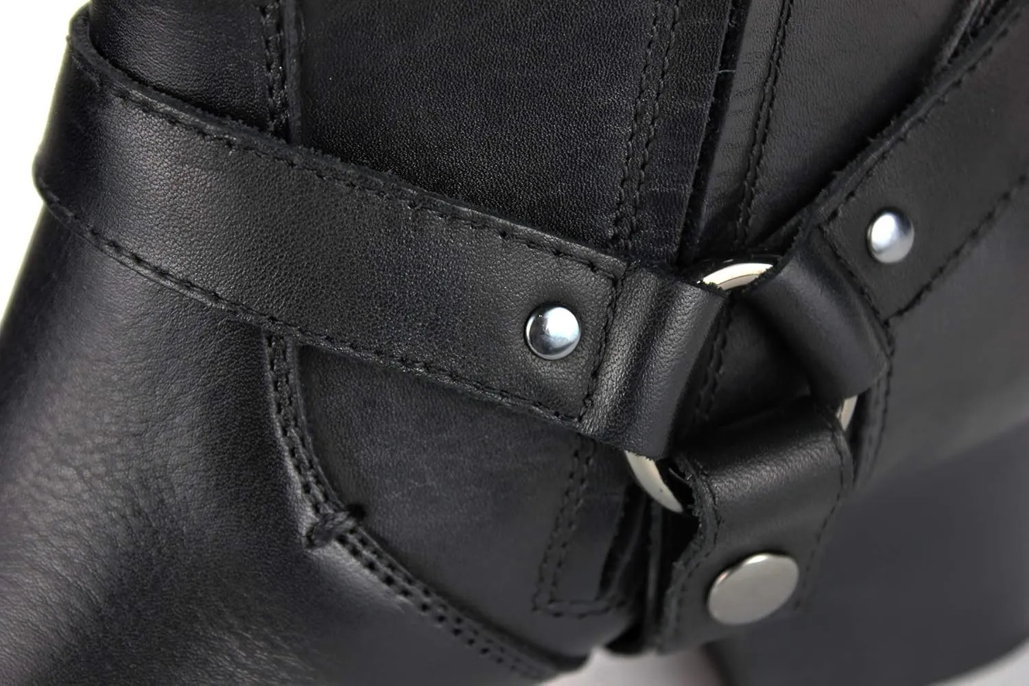 Dress Boot for Men Heels Casual Chelsea Combat Ankle Chukka Boots Zipper Black JY002