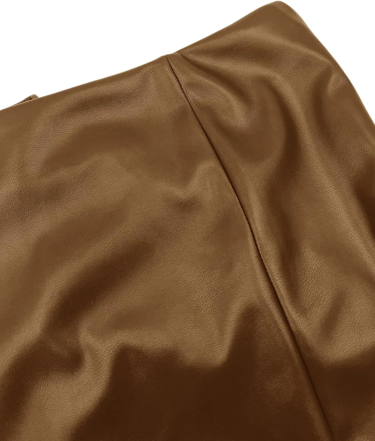 Fallorchid Women's Faux Leather Shorts Sexy Skinny Mini Shorts Hot Pants