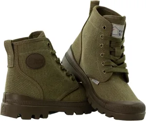 Farm Blue Men's Ranger Boots - High Top Hiking Shoes for Men - Water-Resistant Canvas Combat Boots with Orthotic Insoles - Tactical Shoes for Casual, Work, or Outdoor Wear