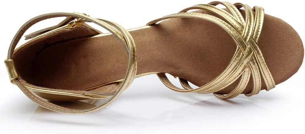 Fashion Latin Dancing Shoes Women Ballroom Dance Sandals Prom Women's Sandals Women Platform Chunky for