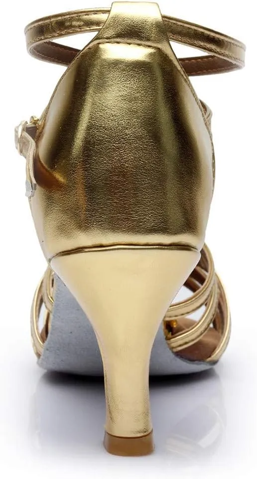 Fashion Latin Dancing Shoes Women Ballroom Dance Sandals Prom Women's Sandals Women Platform Chunky for