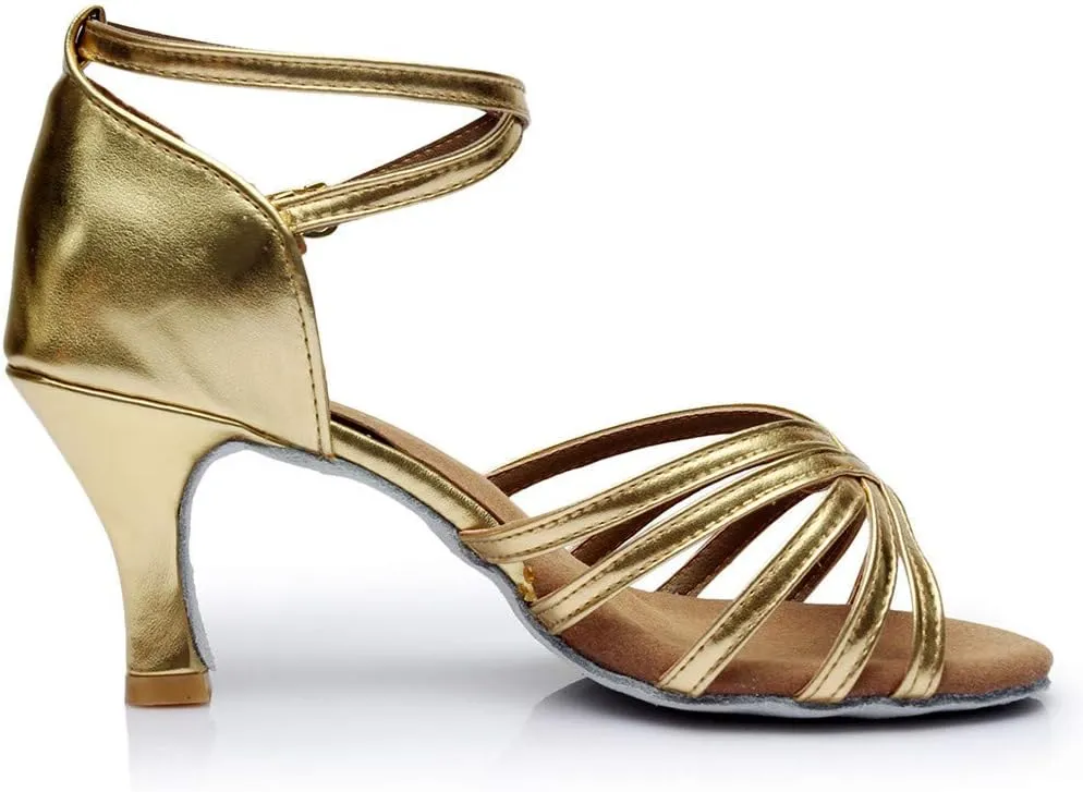 Fashion Latin Dancing Shoes Women Ballroom Dance Sandals Prom Women's Sandals Women Platform Chunky for