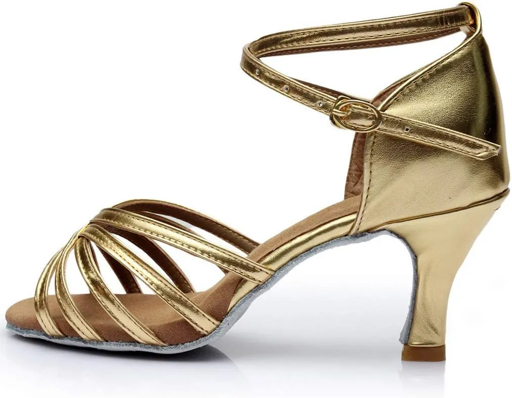 Fashion Latin Dancing Shoes Women Ballroom Dance Sandals Prom Women's Sandals Women Platform Chunky for