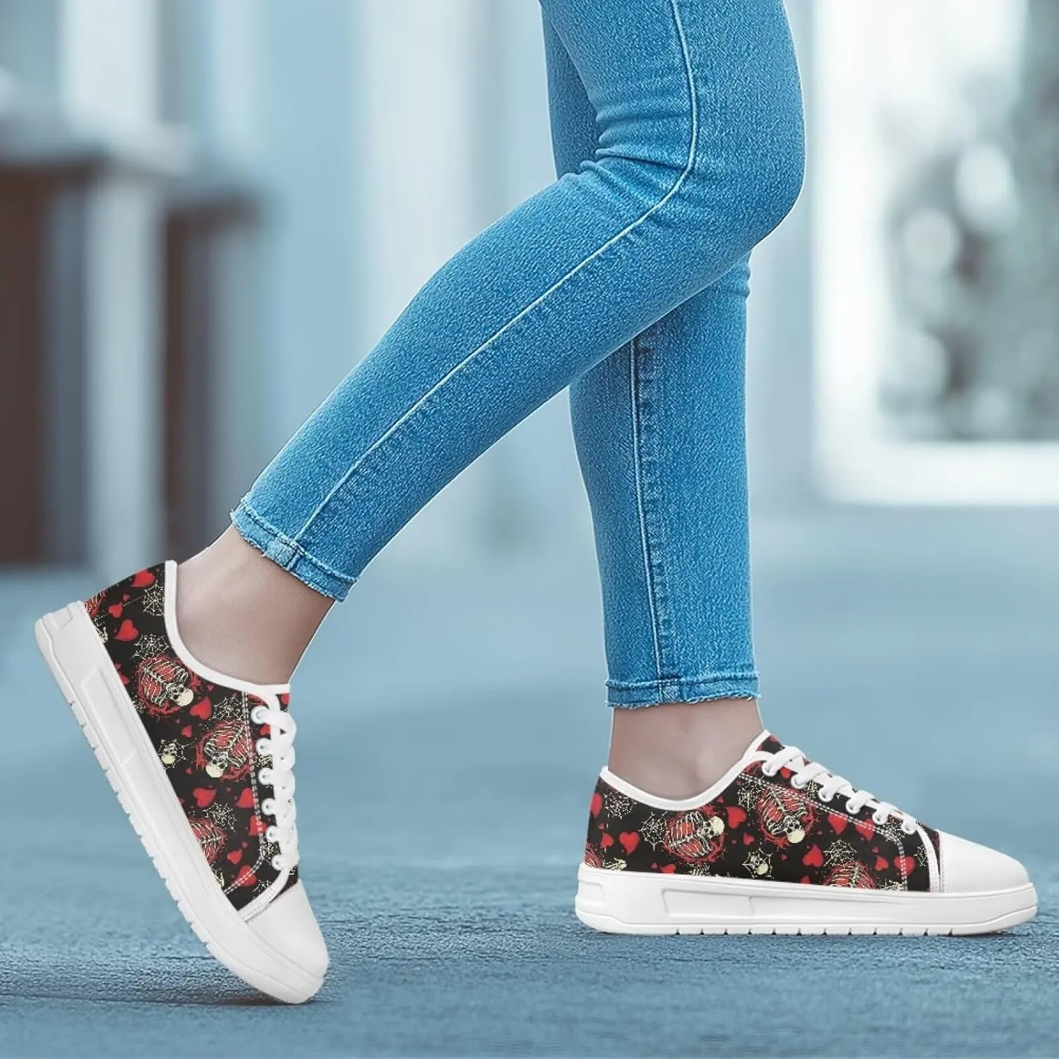 Fashion Sneakers for Women Lace up Memory Foam Insole and Non-Slip Womens Shoes Dressy Casual Spring Shoes