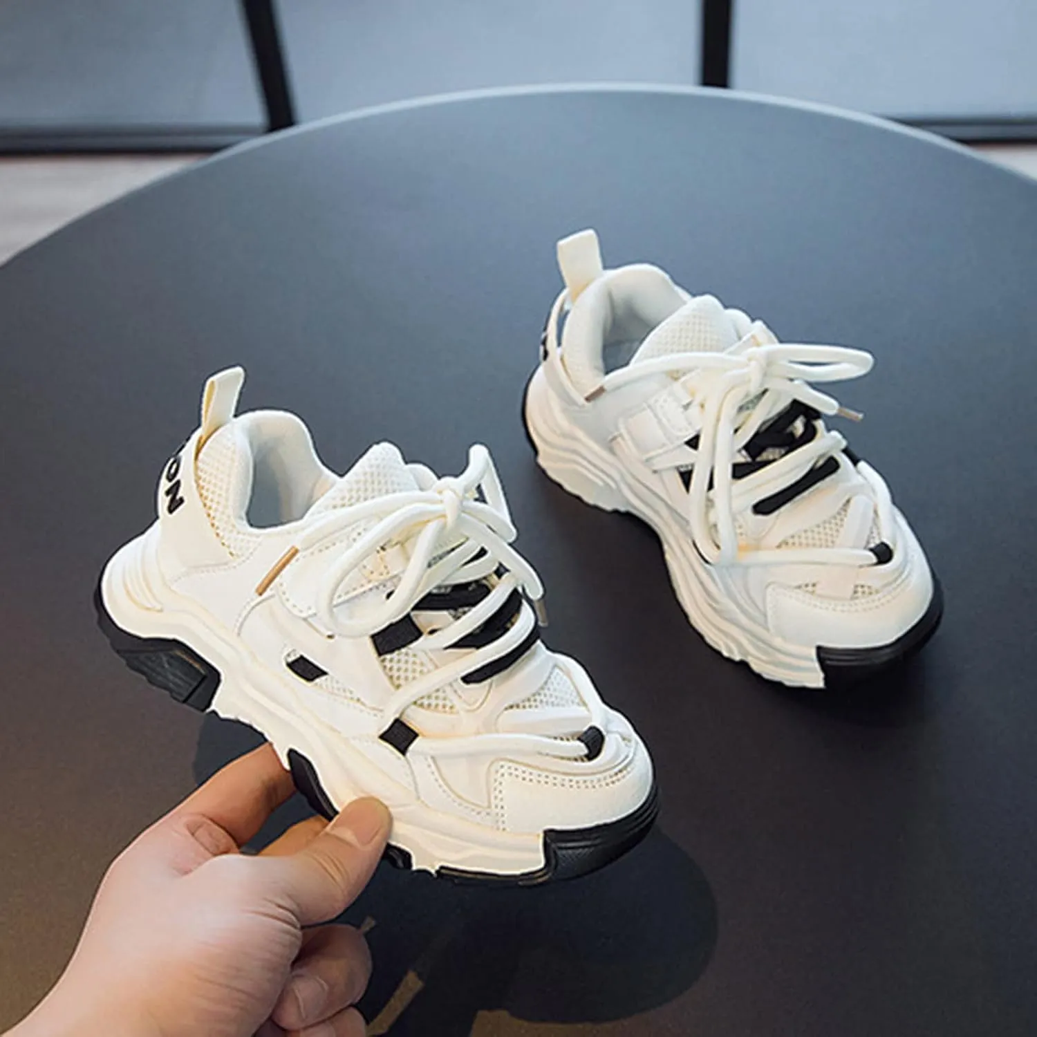 Fashion Spring Summer Children Sports Shoes Boys and Girls Run Non Slip Lightweight Mesh Breathable Baby Girl Shoe