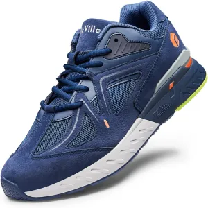 FitVille Extra Wide Walking Shoes for Men Wide Width Sneakers for Flat Feet Heel Pain Relief - Rebound Core