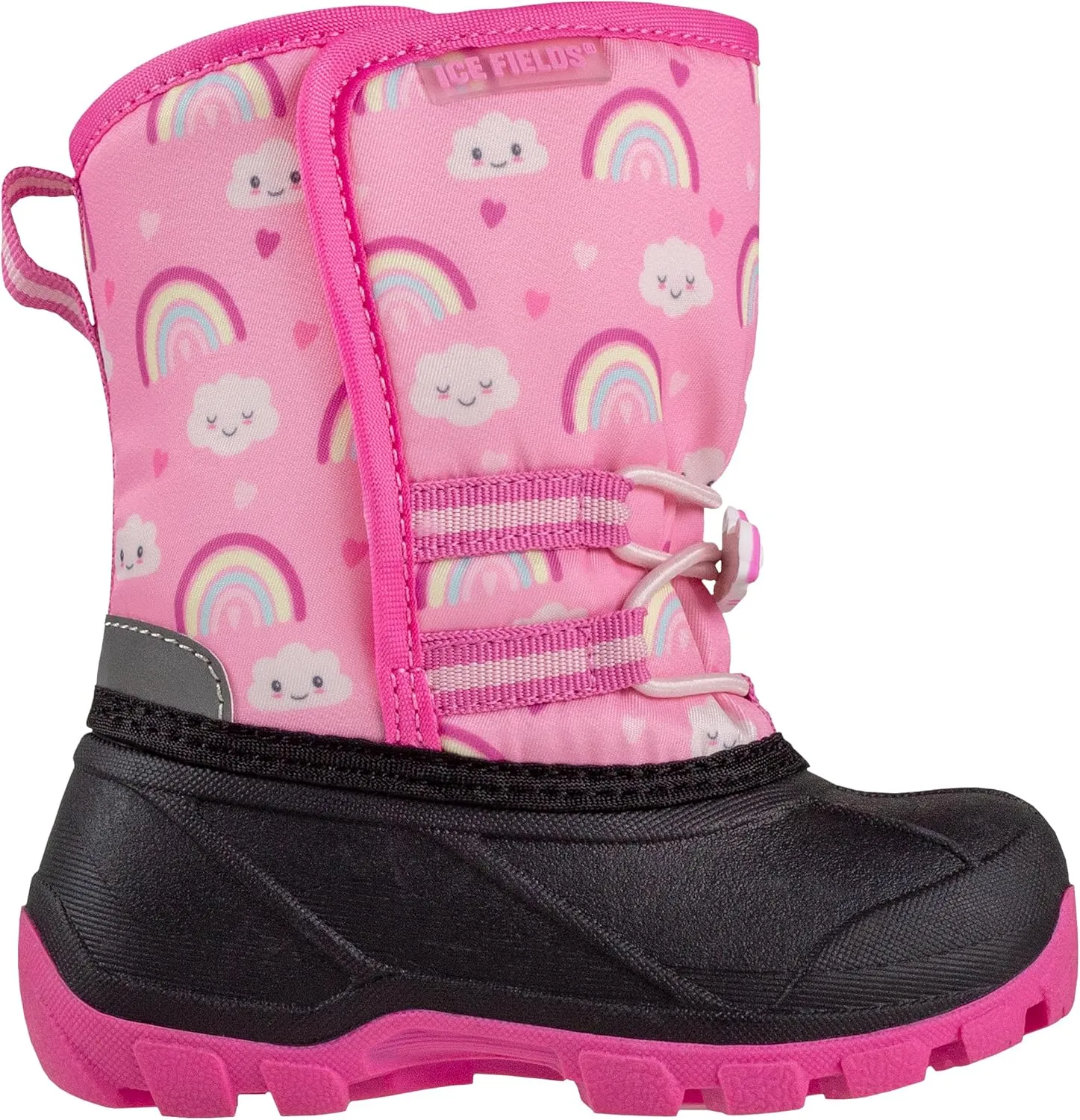 Flake Toddler Little Kids Snow Winter Boots, Warm, Waterproof Shell, Fleece-Lined Shoes