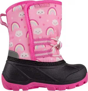 Flake Toddler Little Kids Snow Winter Boots, Warm, Waterproof Shell, Fleece-Lined Shoes