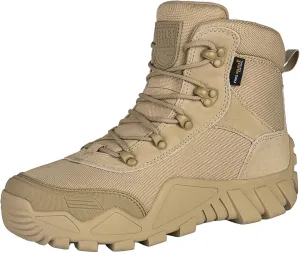 FREE SOLDIER Men's Waterproof Hiking Military Boots