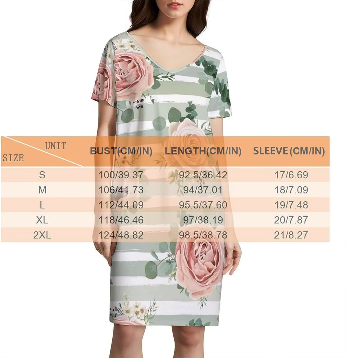 French Lavender Womens Ultra Relaxed Fitting V Neck Short Sleeves Barrel Simple Mid Length Sides Pocket Dresses