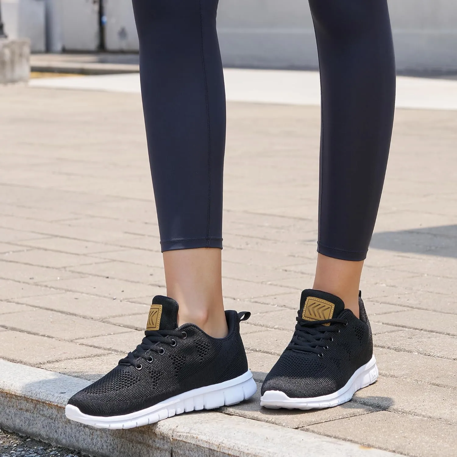 FUDYNMALC Womens Sneakers Tennis Shoes: Fashion Lightweight Non Slip Footwear for Running Walking Casual