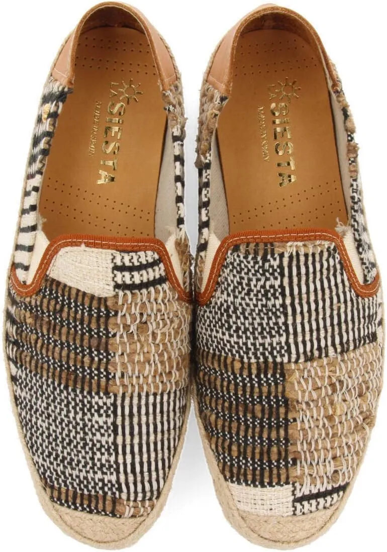 GIOSEPPO La Siesta Men's Espadrilles in Beige Slippers