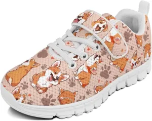 Girls Active Sneakers Boys Running Shoes Kids Slip On Trainers