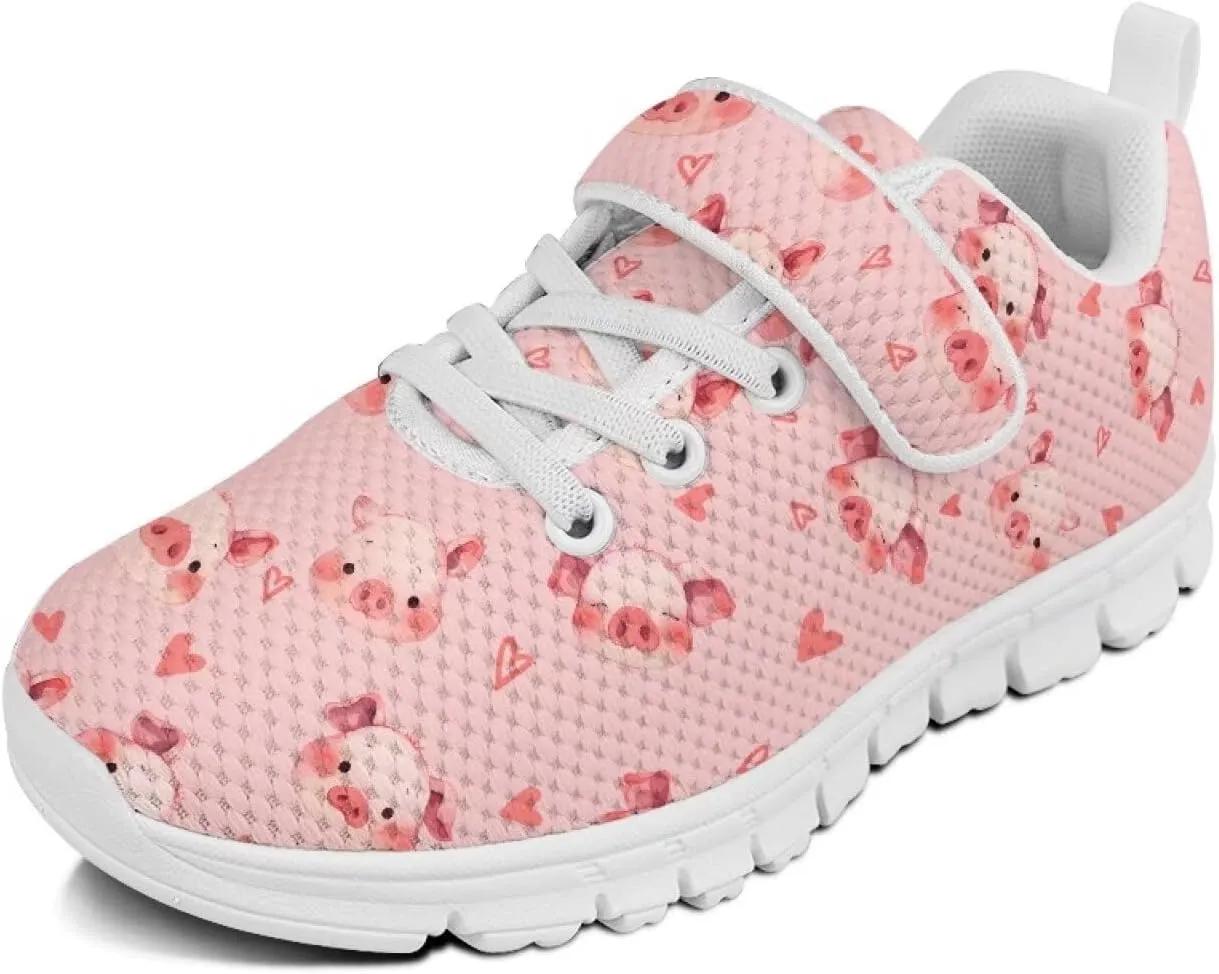 Girls Active Sneakers Boys Running Shoes Kids Slip On Trainers