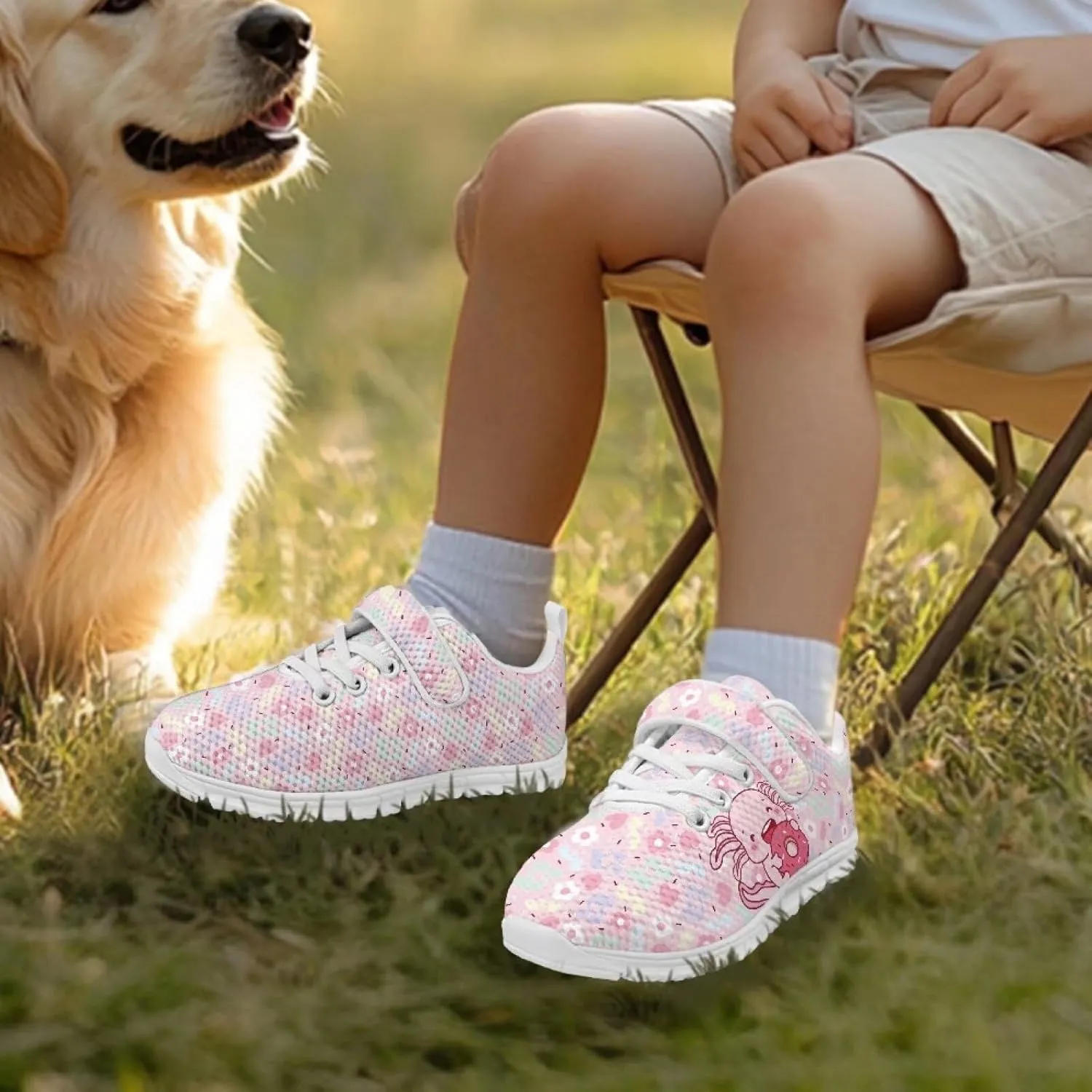 Girls Running Shoes Boys Athletic Trainers for Kids Toddler Teen