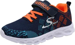 Girls Running Shoes Comfort School Sneakers Jogging Running Sneakers Running Tennis Falt Walking Football Sports Kids Mesh Preppy Style Workout for Girl's Indoor Outdoor Gym Hiking