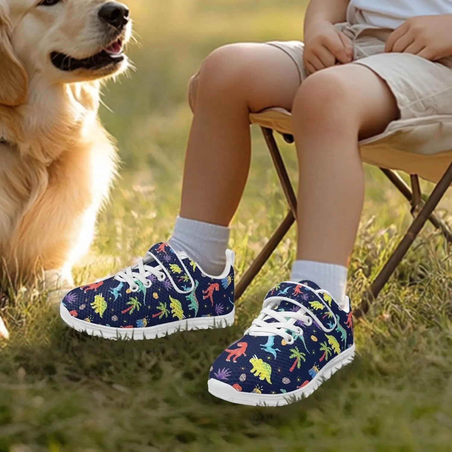 Girls Slip on Shoes Boys Walking Running Shoes for Kids Active