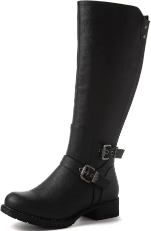 GLOBALWIN Women's Knee High Fashion Boots For Women