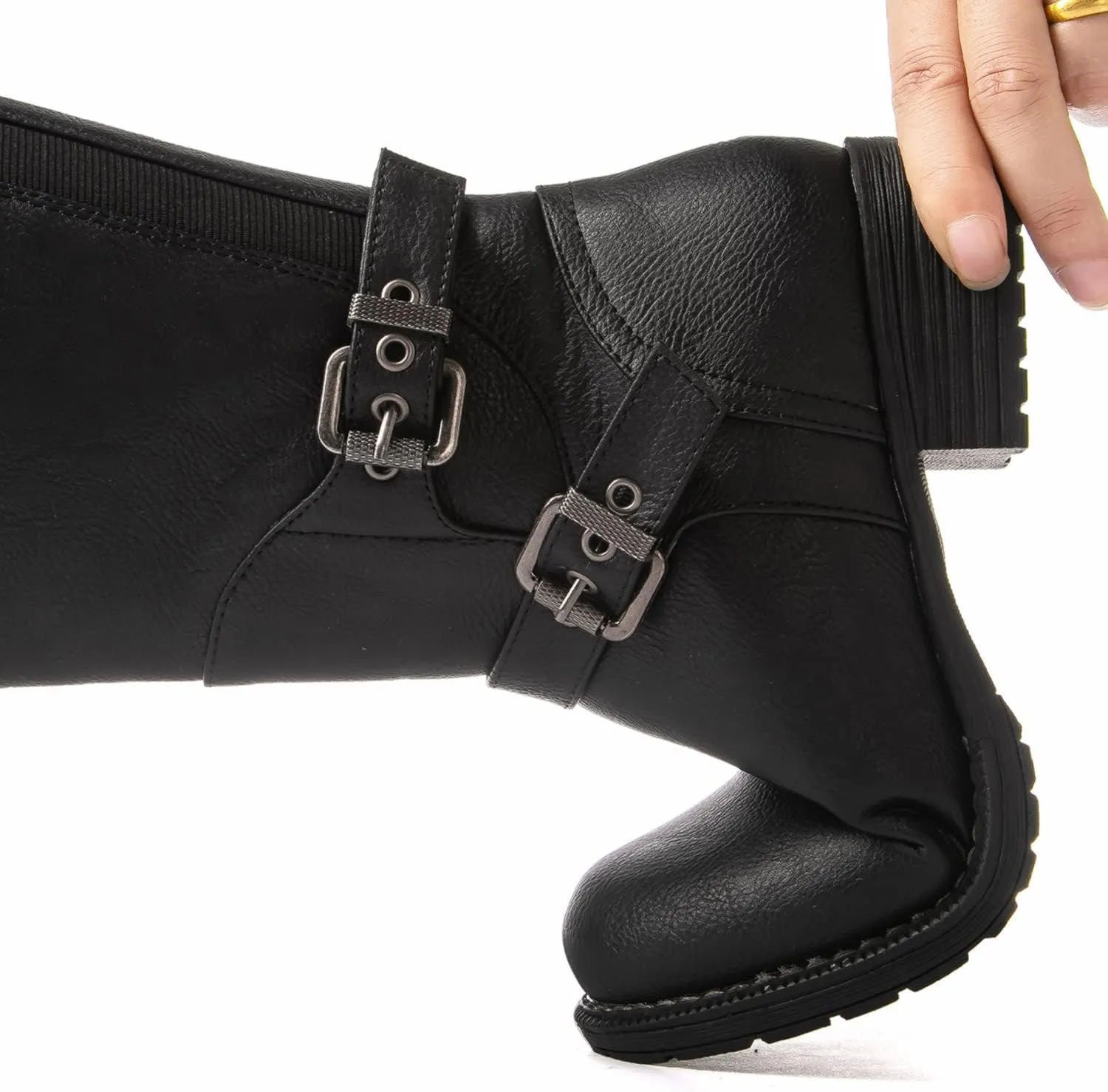 GLOBALWIN Women's Knee High Fashion Boots For Women