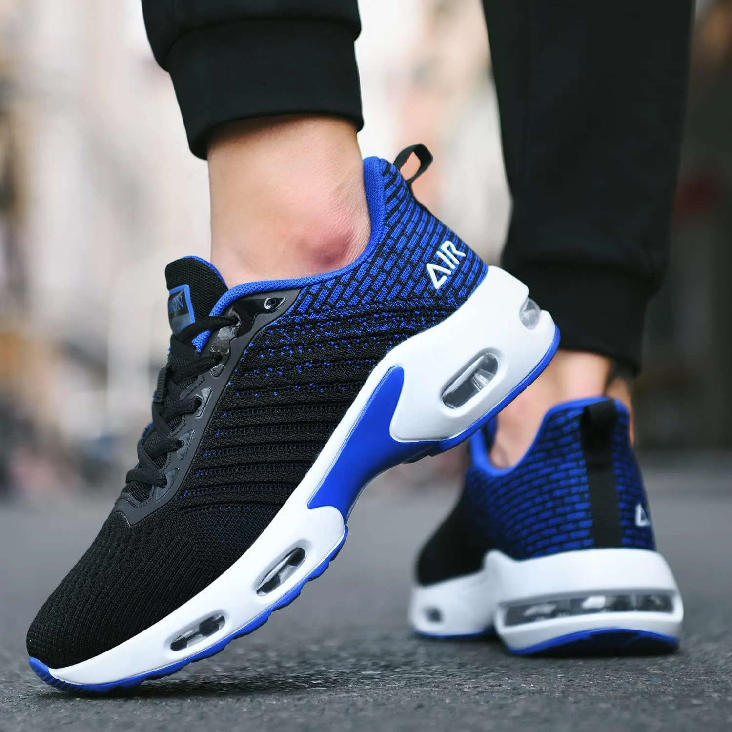 GOOBON Air Shoes for Men Tennis Sports Athletic Workout Gym Running Sneakers Size 7-12.5