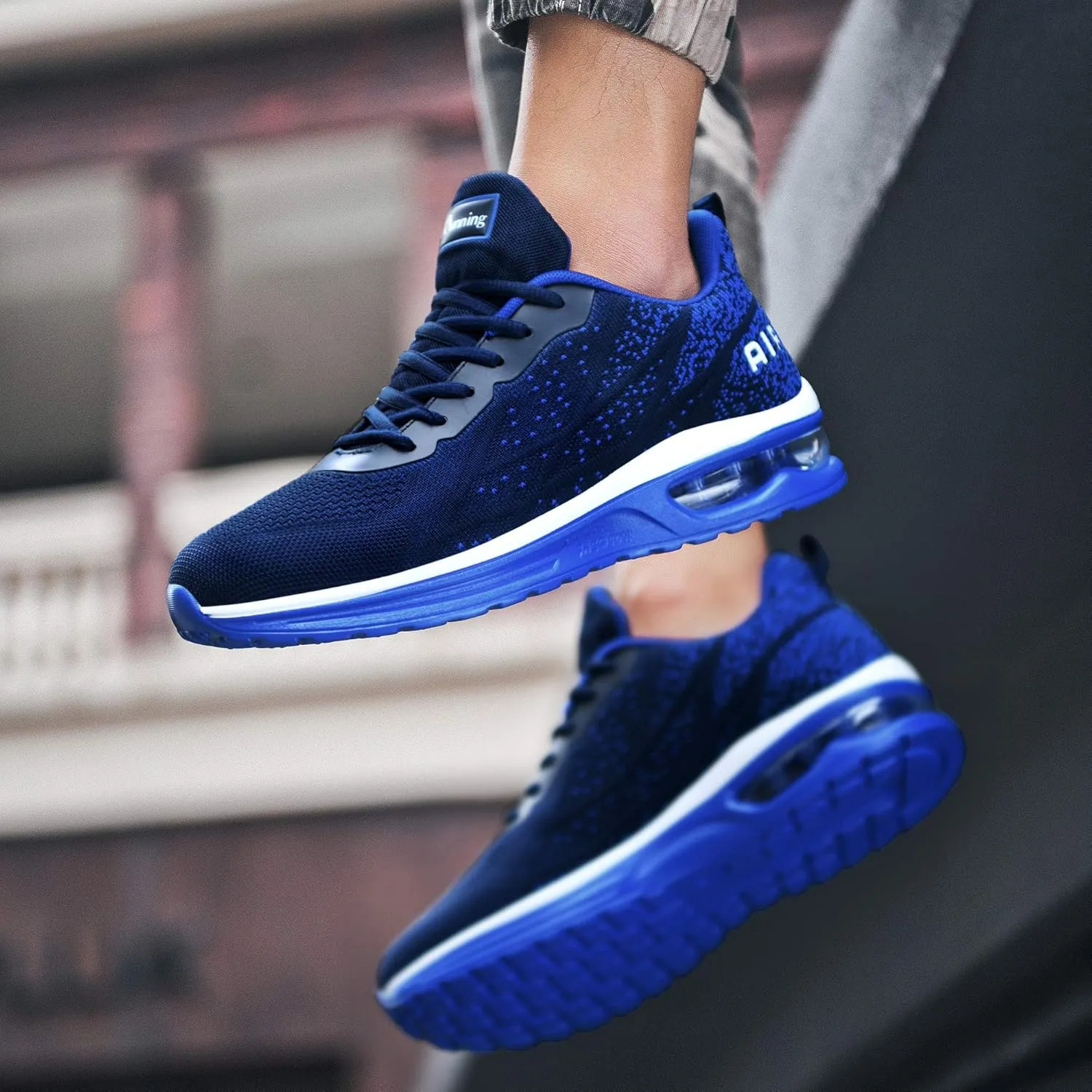 GOOBON Air Shoes for Men Tennis Sports Athletic Workout Gym Running Sneakers Size 7-12.5