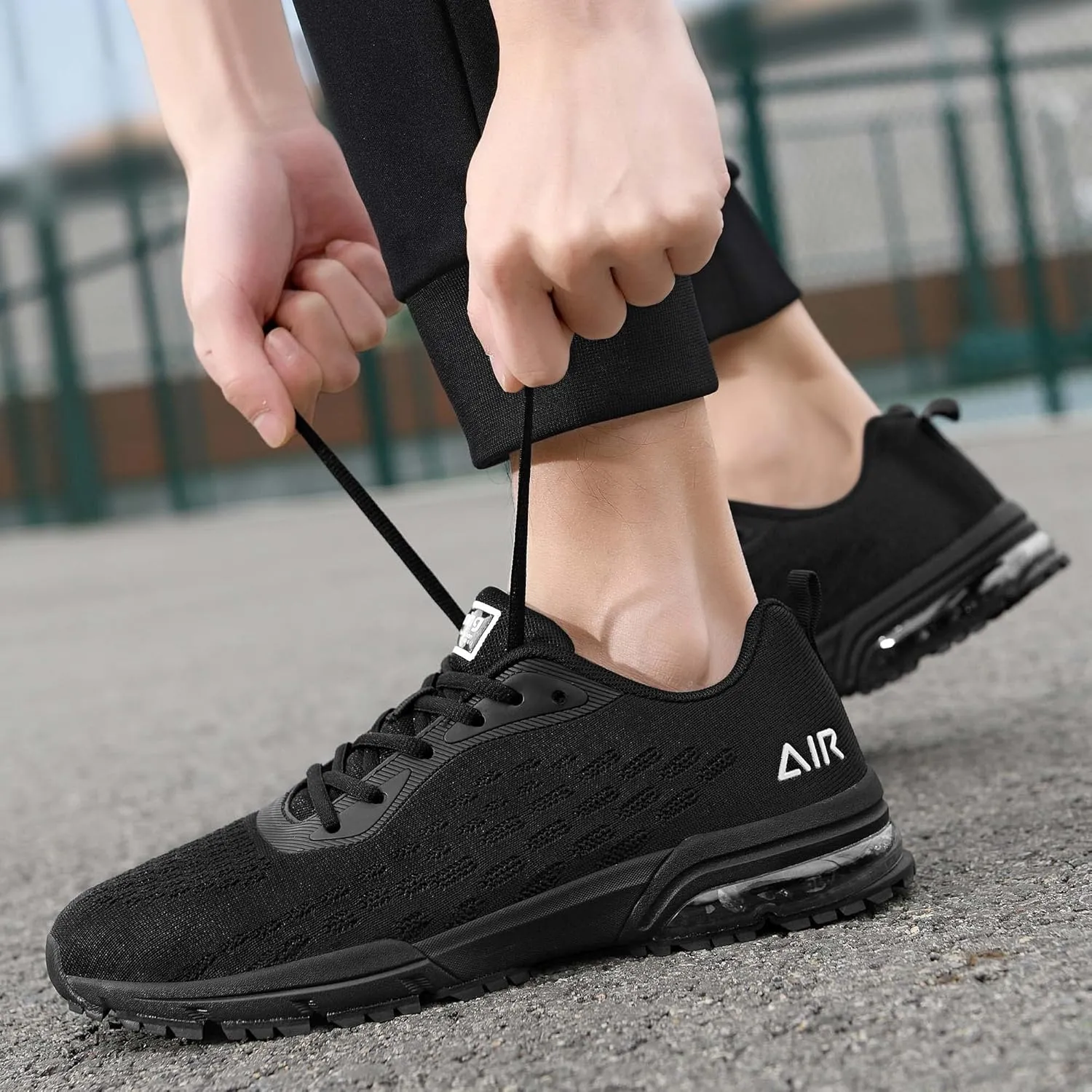 GOOBON Air Shoes for Men Tennis Sports Athletic Workout Gym Running Sneakers Size 7-12.5