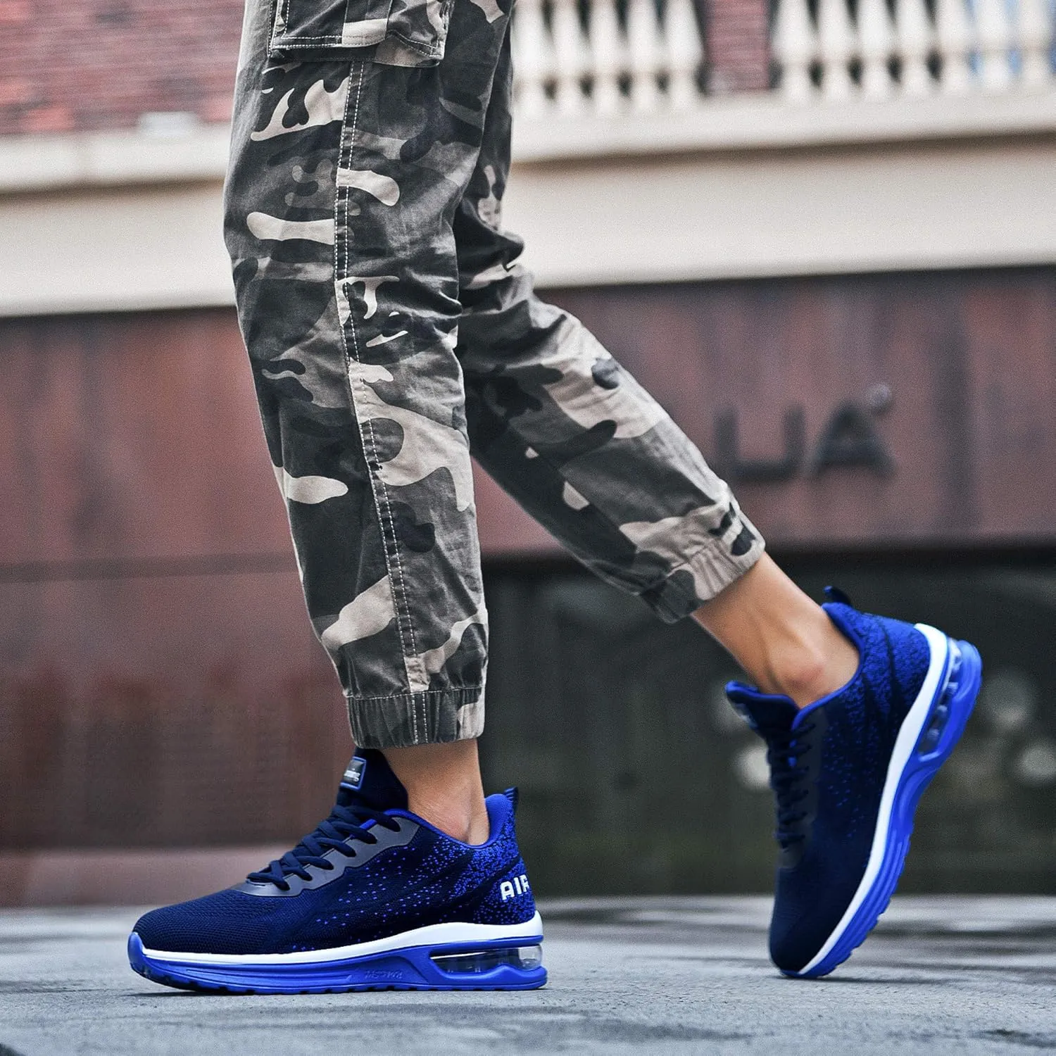 GOOBON Air Shoes for Men Tennis Sports Athletic Workout Gym Running Sneakers Size 7-12.5