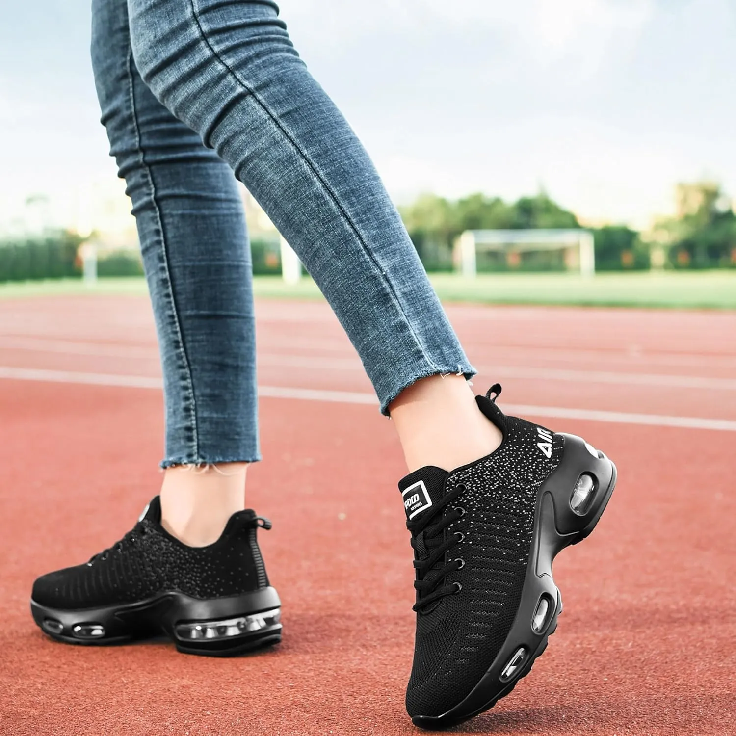 GOOBON Air Shoes for Women Tennis Sports Athletic Workout Gym Running Sneakers (Size 5.5-11)