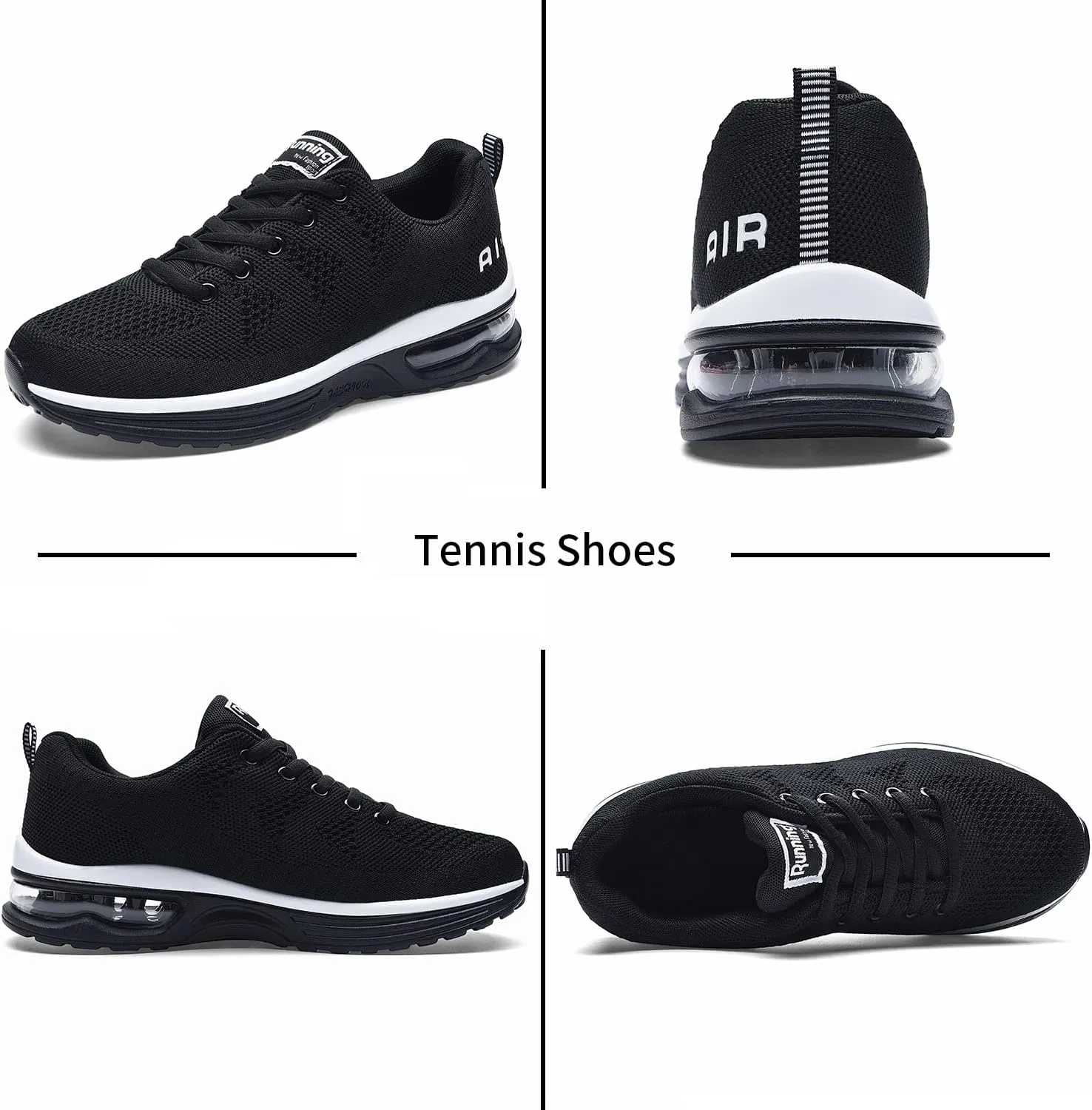 GOOBON Air Shoes for Women Tennis Sports Athletic Workout Gym Running Sneakers (Size 5.5-11)