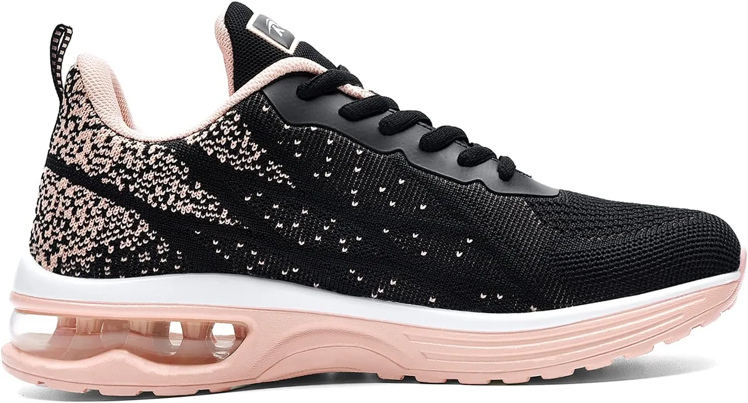 GOOBON Wide Toe Box Running Shoes Women Air Walking Sneakers Wide Width Tennis Athletic Shoes