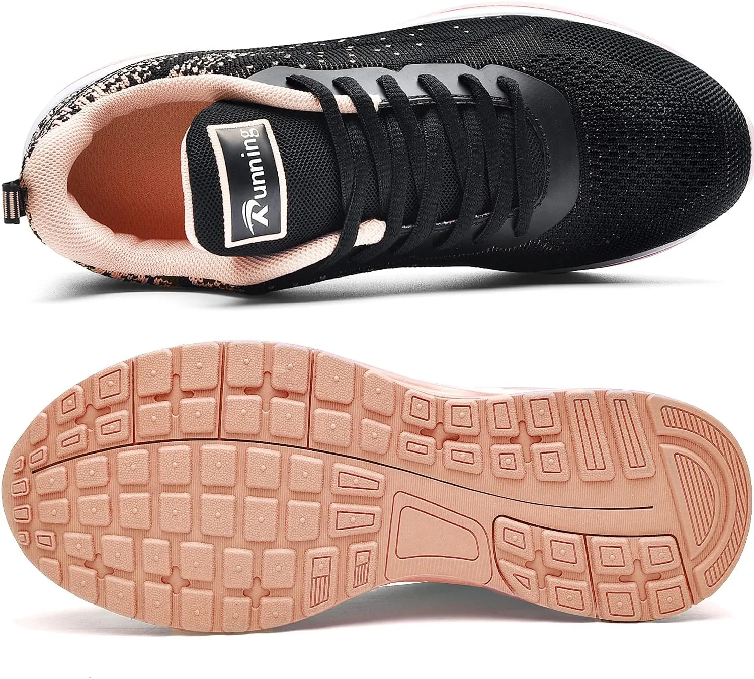 GOOBON Wide Toe Box Running Shoes Women Air Walking Sneakers Wide Width Tennis Athletic Shoes