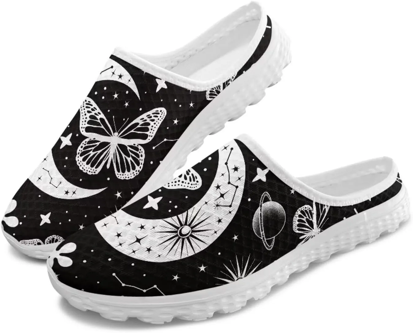 GOSTONG Slip-On Mule Clog for Women Comfortable Mules Shoes Breathable Non Slip Backless Slide Loafers for Walking Work Size 6-13.5
