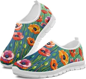 GOSTONG Womens Slip on Casual Loafers Lightweight Comfort Walking Shoes Outdoor Non Slip Travel Hiking Sneakers US 5.5-11.5