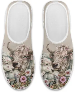 GOSTONG Women's Slip On Loafers Low Top Soft Casual Travel Walking Shoes from Daughter Son for Mom Grandma White Size 5.5-11.5