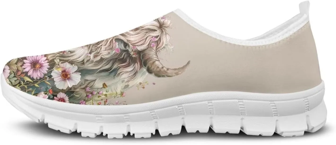 GOSTONG Women's Slip On Loafers Low Top Soft Casual Travel Walking Shoes from Daughter Son for Mom Grandma White Size 5.5-11.5