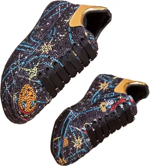 GUOANFG Crystal Sneakers Women High Fashion Sports Shoes Platform Sneakers Flats Rhinestone Shoes,Black-35 EU