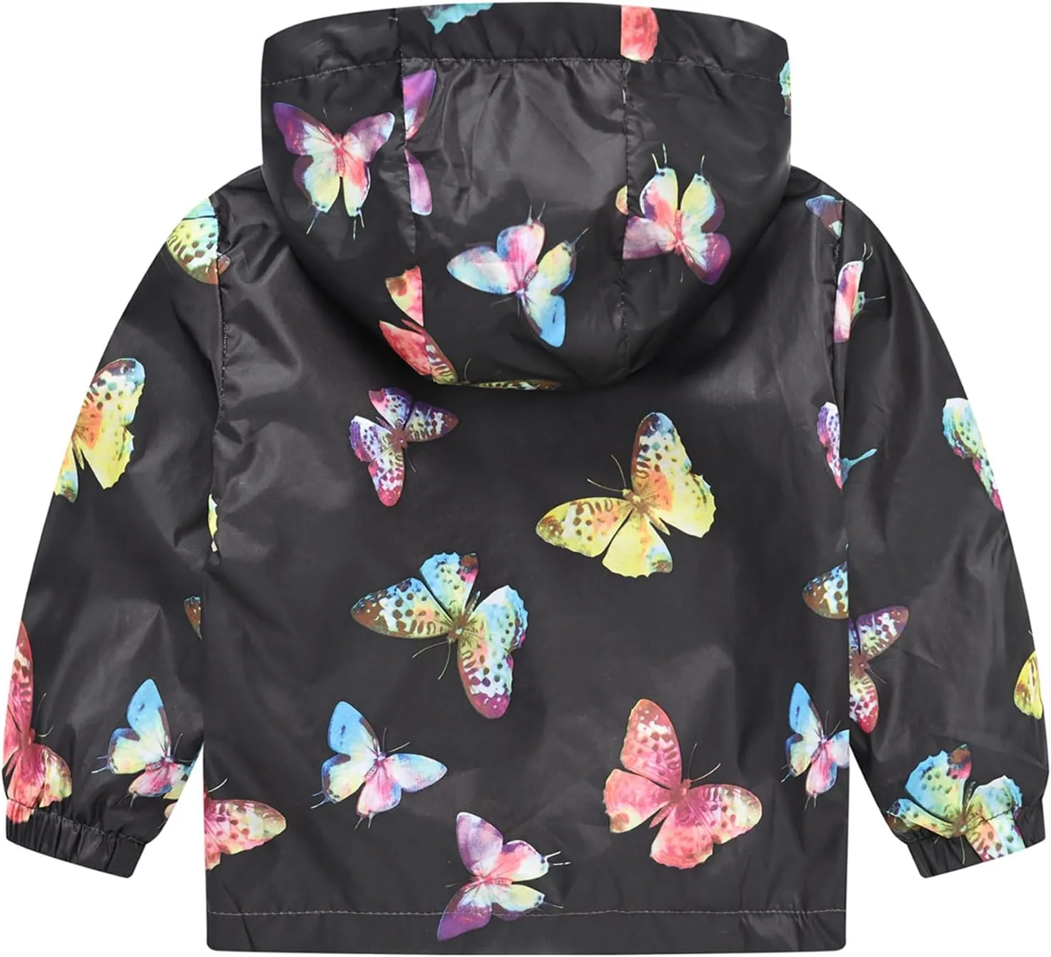 Happy Cherry Toddler Baby Casual Cartoon Prints Windbreaker Hoodie Coat Lightweight Casual Jacket 1-5T
