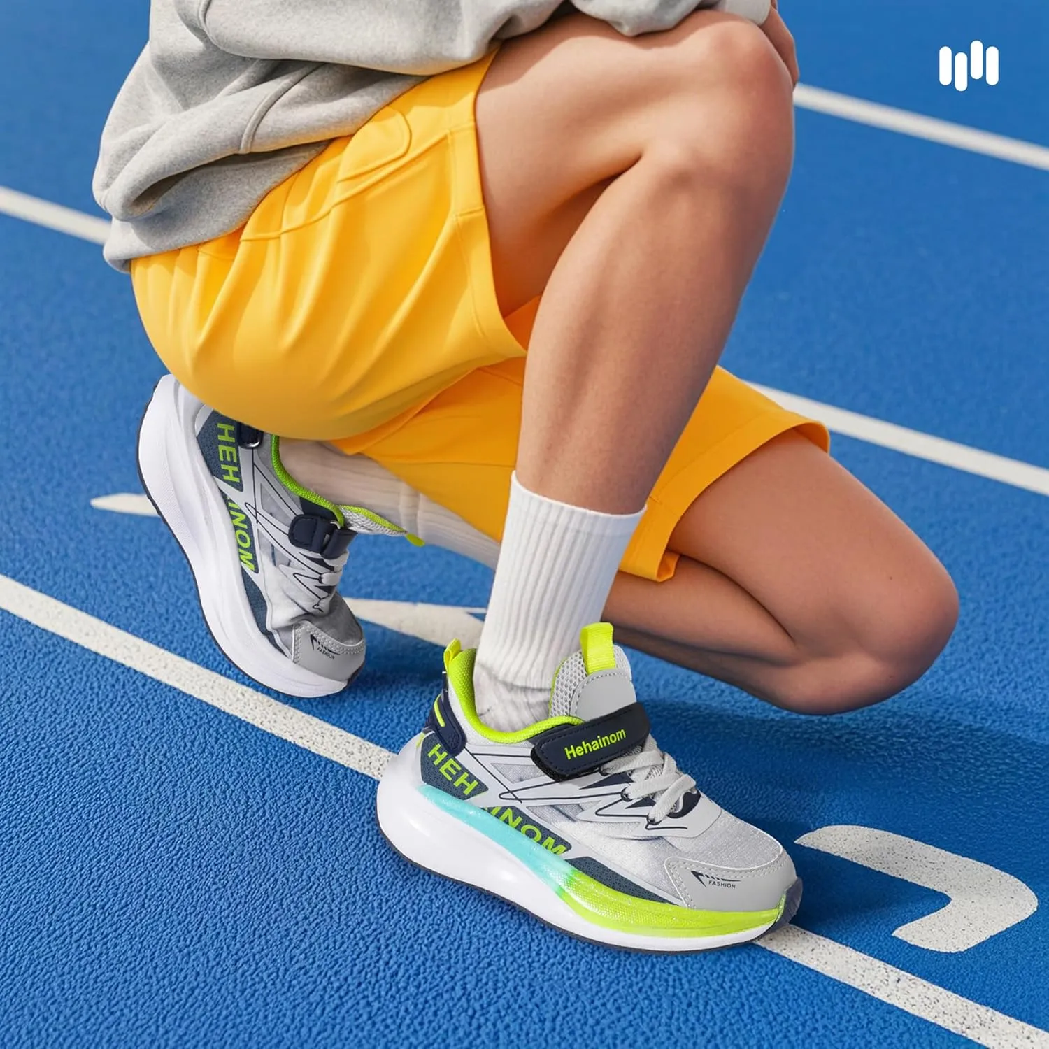 Hehainom Kids Shoes Boys Girls Sneskers Carbon Plated Athletic Running Shoes Toddler Little Big Kid Tennis Shoes