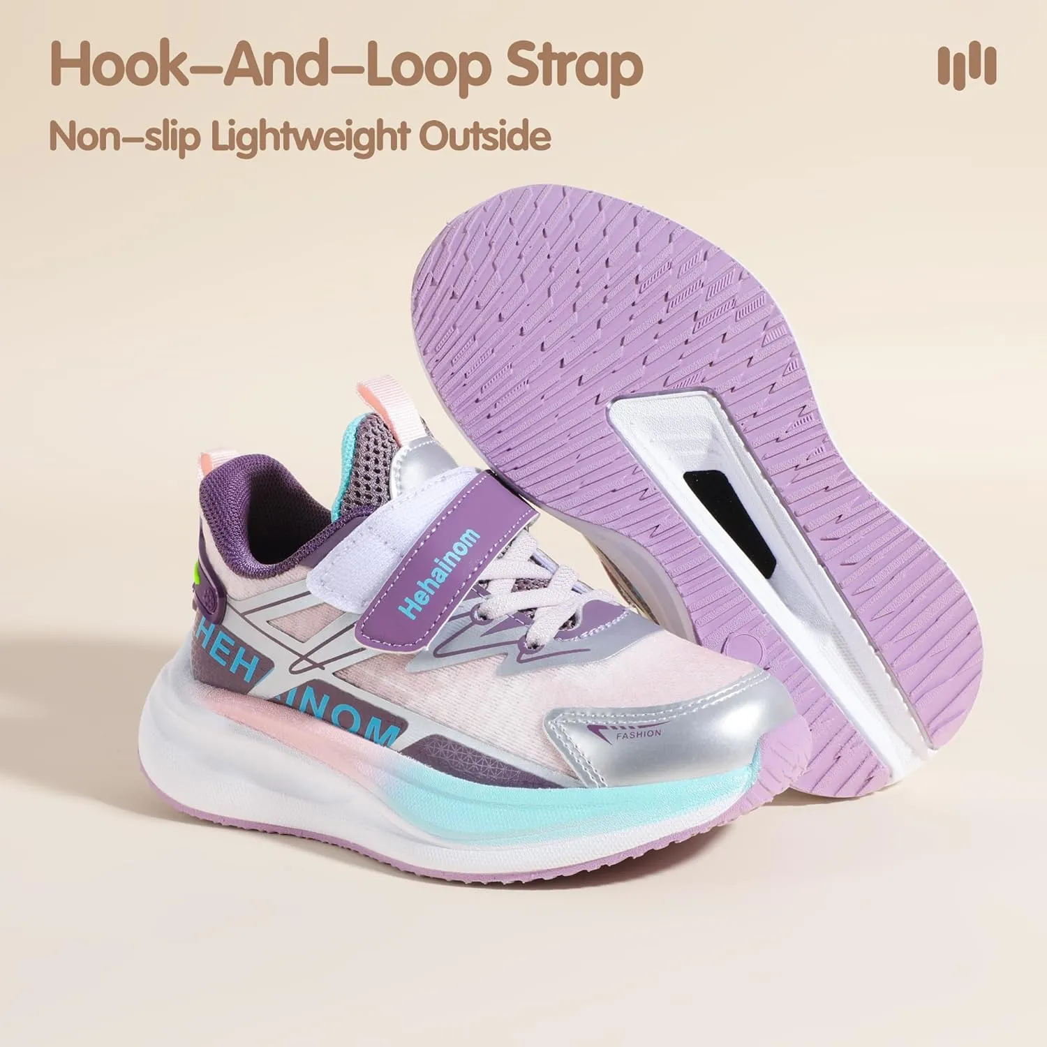Hehainom Kids Shoes Boys Girls Sneskers Carbon Plated Athletic Running Shoes Toddler Little Big Kid Tennis Shoes