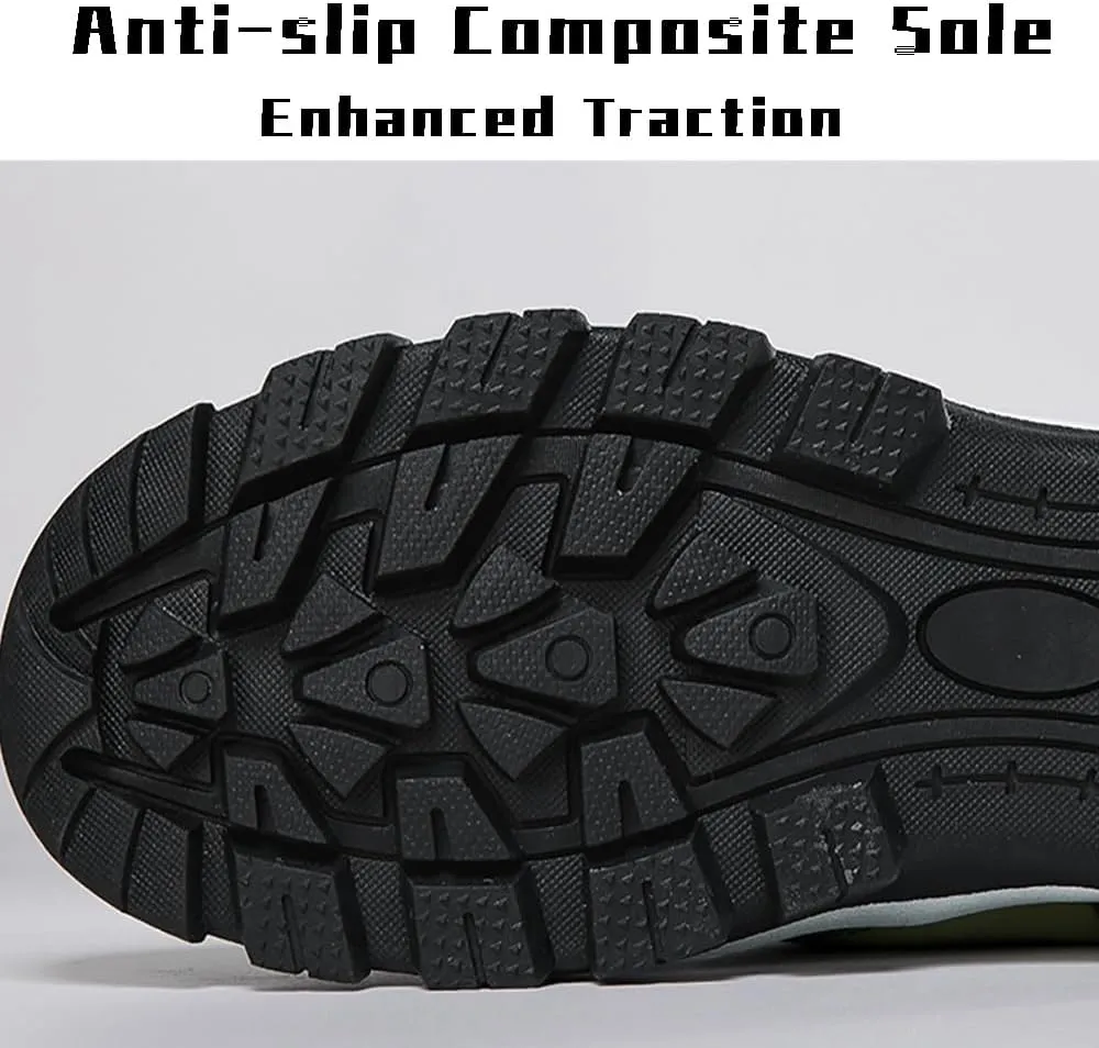 HESBITEUL Boots for Women Outdoor Winter Booties: Snow Boots Lightweight for Skiing