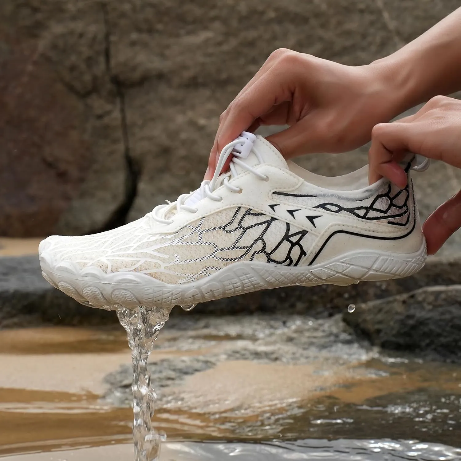 Hike Barefoot Footwear Shoes Women Men Pro Barefoot Shoes Healthy & Non Slip Wide Toe Box Womens Mens Lightweight Breathable Sports Hiking Walking Shoes Unisex