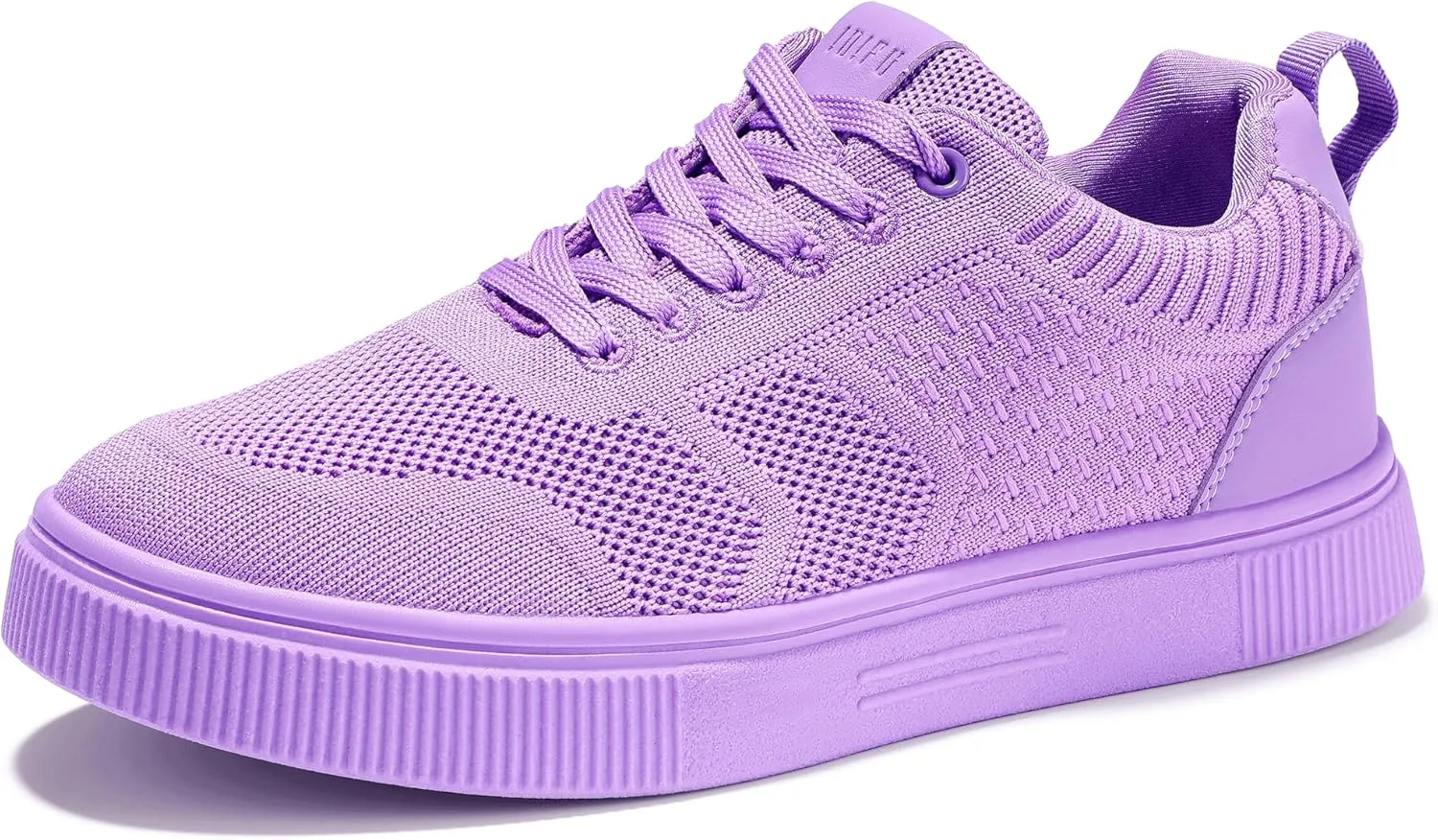 IDIFU Women's Fashion Sneakers Knit Lace Up Mesh Sneakers Ladies Casual Comfortable Dressy Trendy Tennis Shoes Spring Business Walking Work Office Travel Low Top Slide Slip On Flat Sneakers Shoes