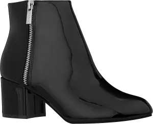 ILLUDE Women's Low Heel Ankle Boot - Casual Zip Up Bootie - Comfortable Everyday Round Toe Bootie - Chaya