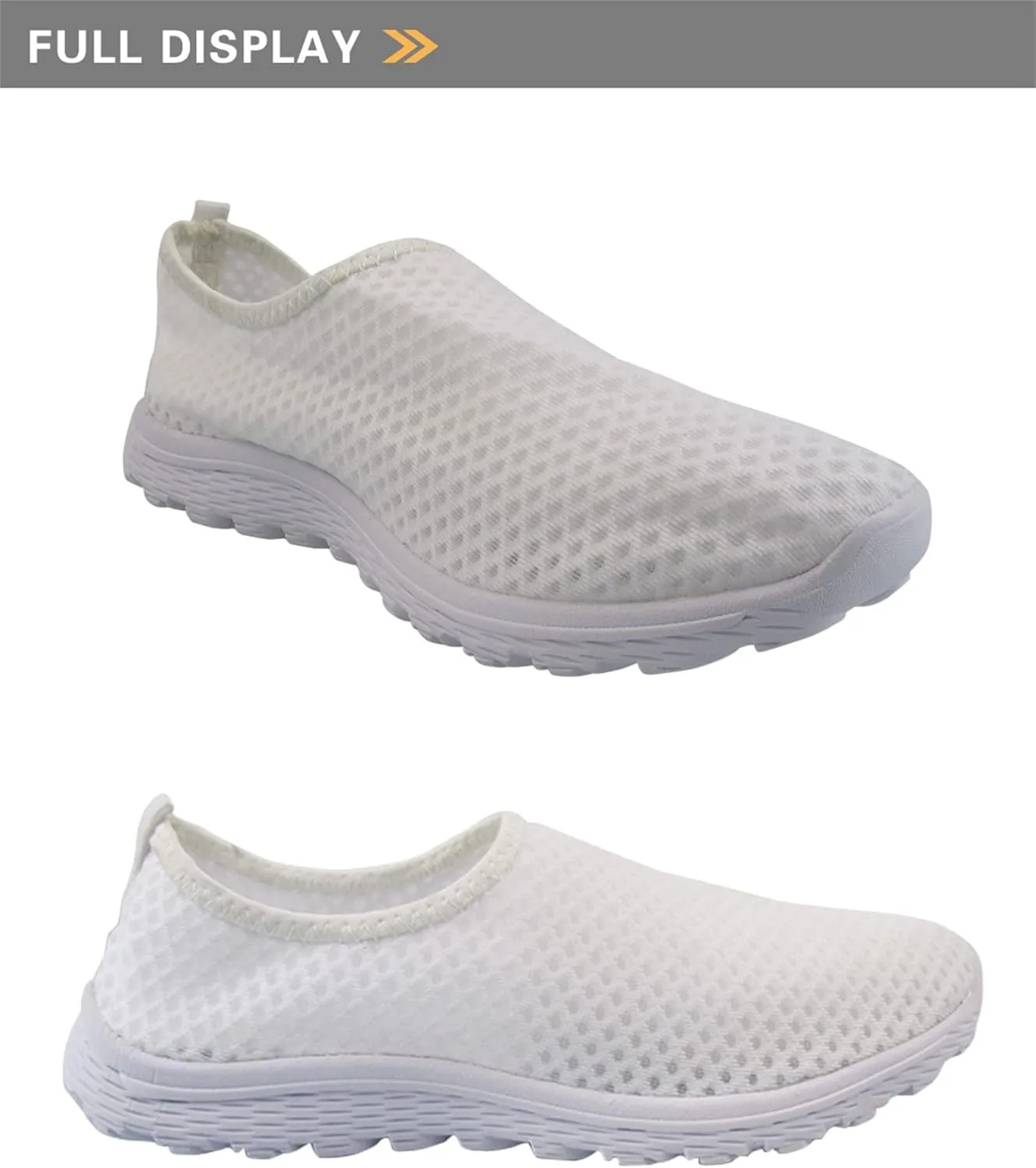 INSTANTARTS Athletic Water Shoes Womens Sport Sneakers Air Mesh Barefoot Aqua Walking Shoes