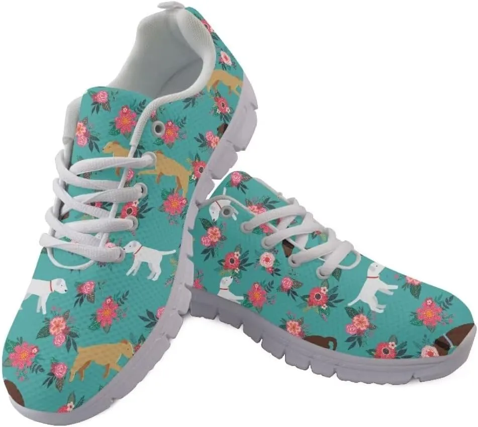 Jeiento Unisex Outdoor Running Shoes - White With Multicolor - Women, Men, Teenager - Non Slip, Breathable, Flexible - Running, Workouts - Casual, Spring, Summer, Fall