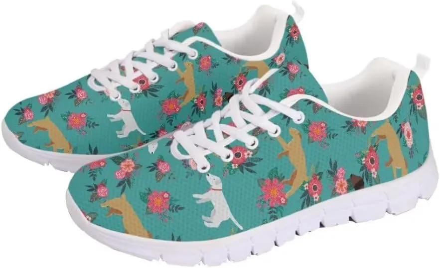 Jeiento Unisex Outdoor Running Shoes - White With Multicolor - Women, Men, Teenager - Non Slip, Breathable, Flexible - Running, Workouts - Casual, Spring, Summer, Fall