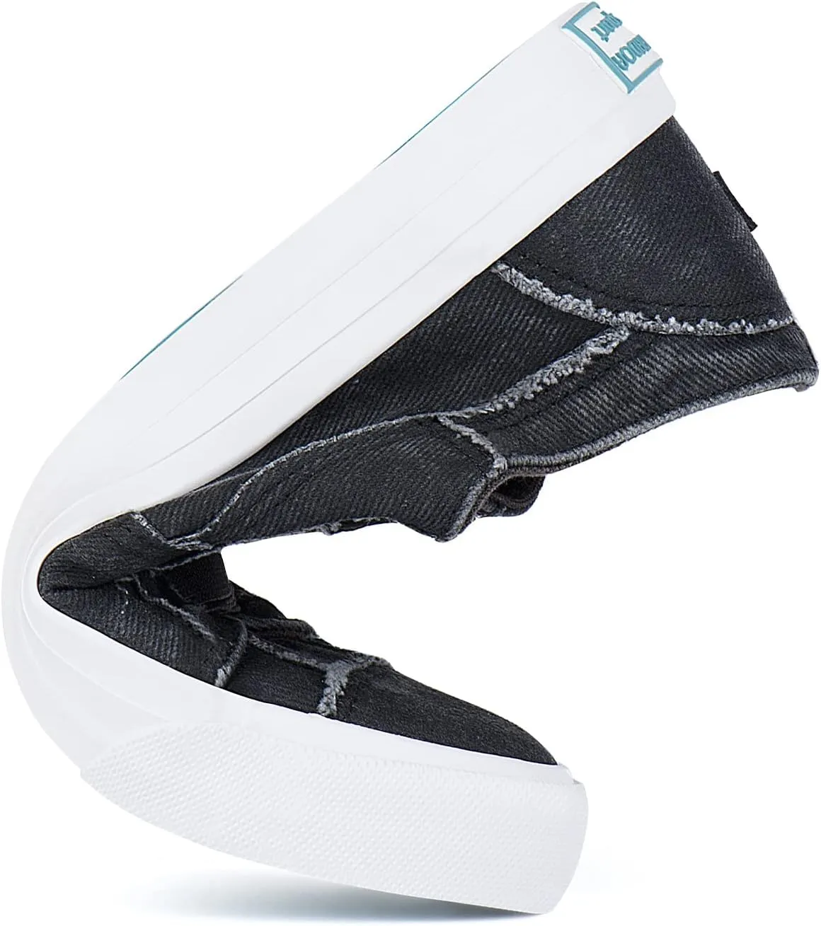 JENN ARDOR Womens Fashion Slip on Sneakers Walking Shoes for Women No Lace Flats Low Top Canvas Shoes Trendy Comfort Casual Tennis Shoes for Women